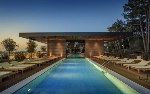 swimming pool Grand Park Hotel Rovinj architecture and design