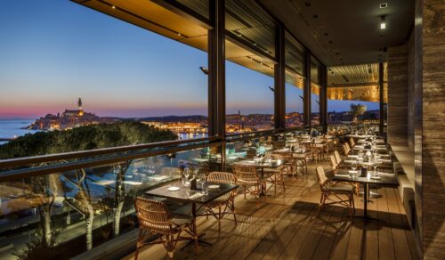 restaurant Grand Park Hotel Rovinj architecture and design