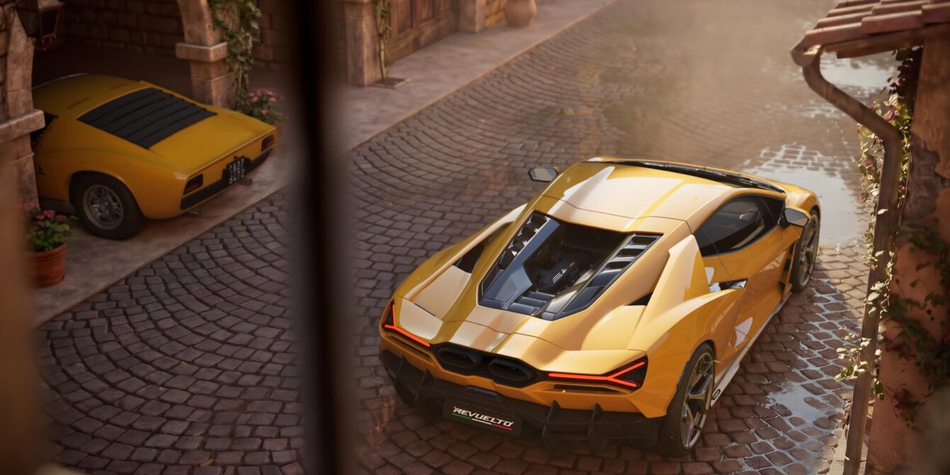 Lamborghini Revuelto Miura 60° Homage in orange
