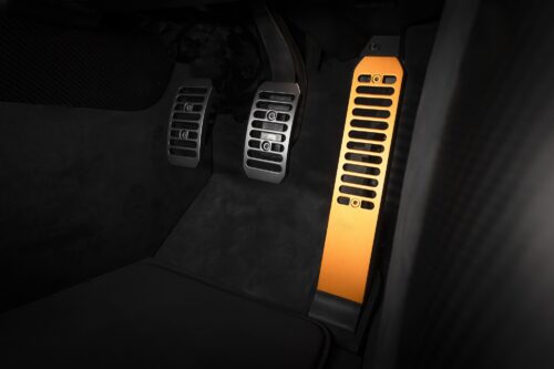 pedals of the McLaren McL 6GT Concept at monterey car week 2026 pebble beach 