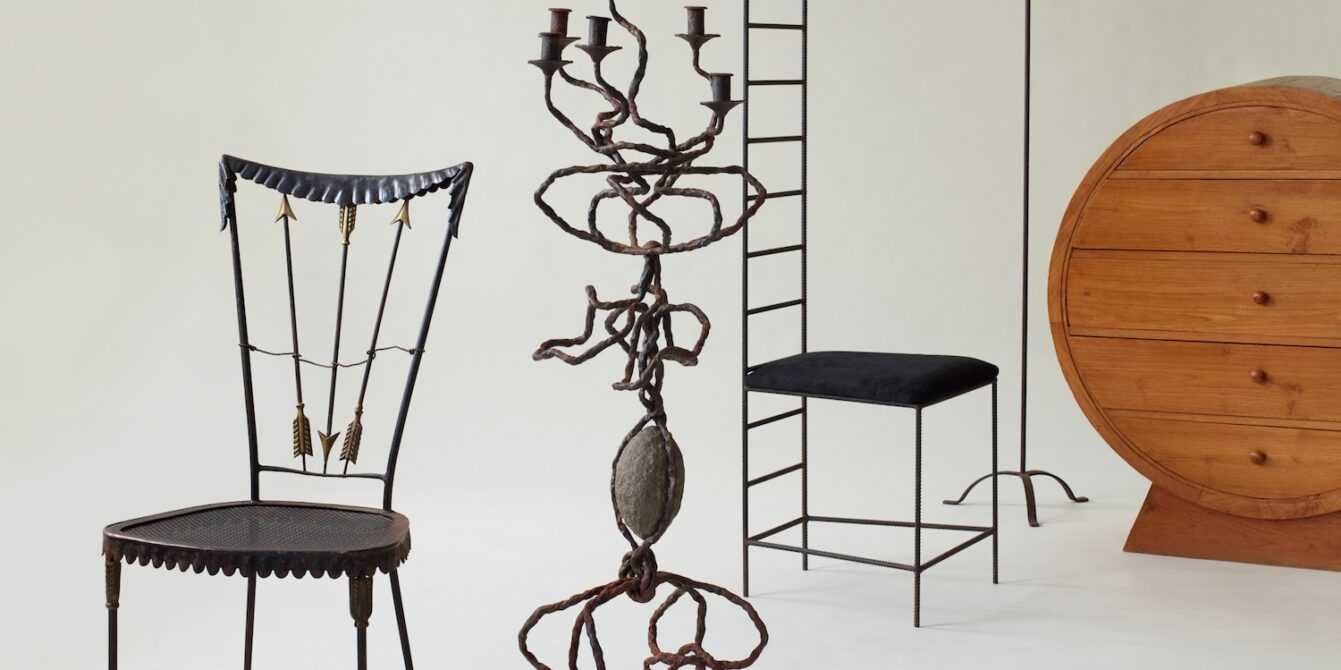 Londoner Showroom »Oculus« von Set Designer und Designhändler Alfie di Trolio mit kuratierten Möbeln, Designobjekten und dekorativer Kunst.