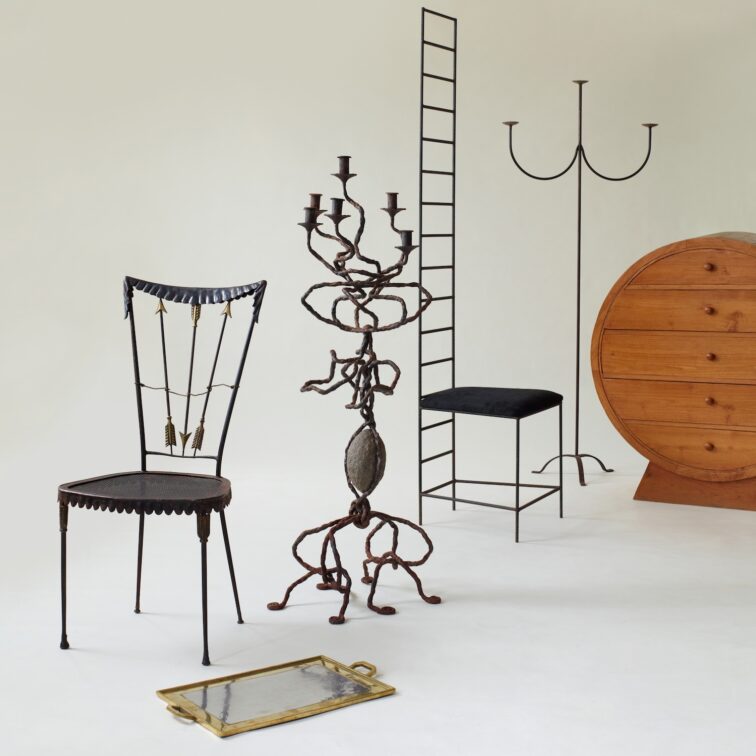 Londoner Showroom »Oculus« von Set Designer und Designhändler Alfie di Trolio mit kuratierten Möbeln, Designobjekten und dekorativer Kunst.