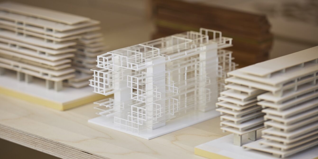 Installation view of Herzog & de Meuron: In Focus, 2026