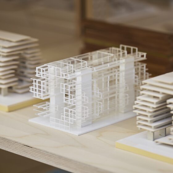 Installation view of Herzog & de Meuron: In Focus, 2026