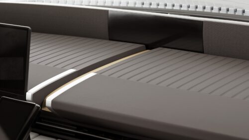design detail of the Jaguar Type 01 silver design 