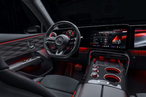 interior design and cockpit of the new Mercedes-AMG GT SUV
