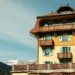 Fassade des Grand Hotel Belvedere in Wengen
